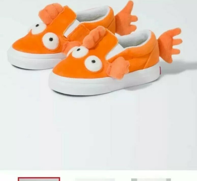 シンプソンズ　VANS キッズスニーカー Simpsons x Vans Blinky Fish slip-on TODDLER | eBay