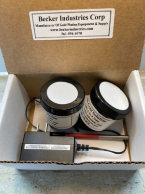 14kt Gold Plating Machine, kit, 14K Gold and 18k Gold, 2 in 1 unit, Video