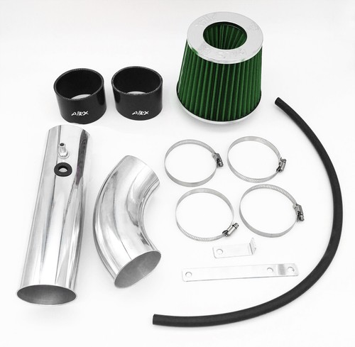 AirX Racing Black-Green For 2PC 2006-2008 Honda Pilot 3.5 V6 Air Intake Kit - Picture 2 of 5