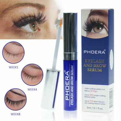 PHOERA  AUGENBRAUEN & WIMPERNWACHSTUMSSCHUB SERUM 2 IN 1 DICKERER LANGER WIMPERNVERSTÄRKER