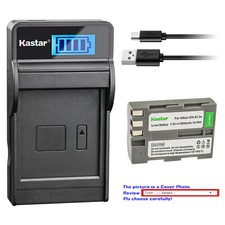 Kastar Battery LCD Charger for Nikon EN-EL3e ENEL3e Nikon D100SLR DSLR Camera