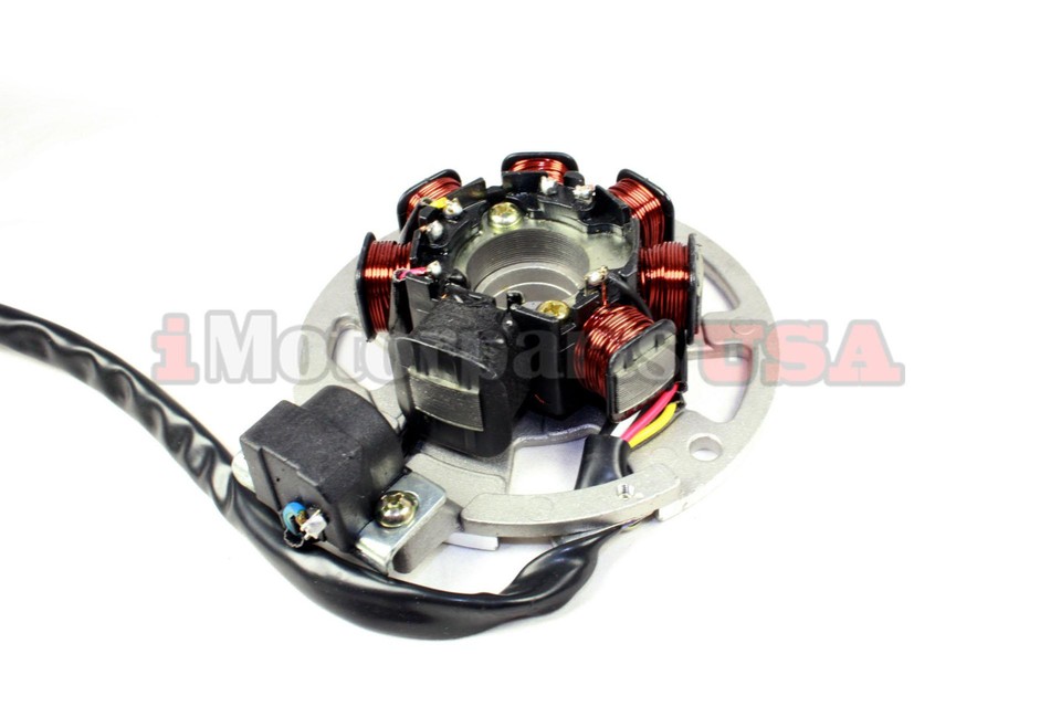 6 Coil Magneto Stator 5 Wires Generator for GY6 50cc 70cc 90cc 110cc 125cc Moped ATV Dirt Bike