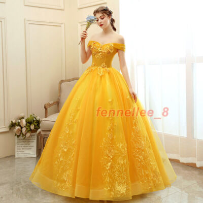 Off Shoulder Evening Dress Formal Party Ball Gown Bridesmaid Show Host Dress  Hot | eBay