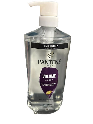 Pantene Pro-V Volume & Body Shampoo 27.7oz Fullness Zero Parabens 15% More