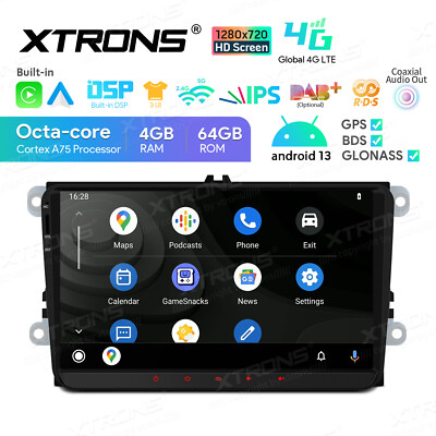 For VW Volkswagen Jetta Passat Beetle Car GPS Navi Stereo Radio Android13 8-Core