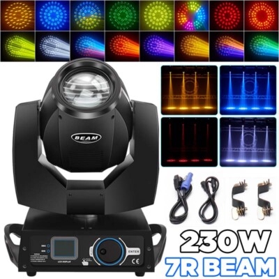 7R Zoom 230W Moving Head Light RGBW Stage Lighting LED DMX Beam Disco DJ Party
