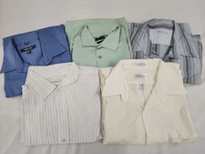 Different Brand Name Men's Long Sleeve Shirts Large Lot of 5 #WS7C