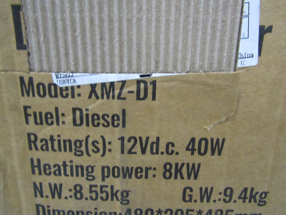 Vevor XMZD1 Diesel Air Heater Allinone LCD Remote Control for Car RV