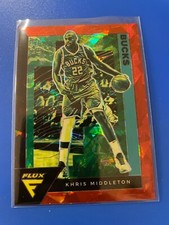 2020-21 PANINI FLUX RED CRACKED ICE PRIZM KHRIS MIDDLETON #98 Bucks {24D5}