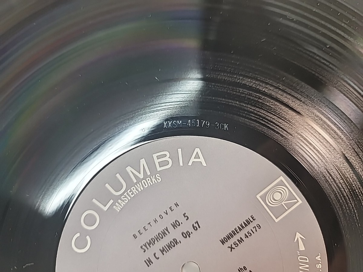 米LP Bruno Walter, Columbia Symphony Orchestra Beethoven: Symphony No. 5 ・ Symphony No. 4 MS6055 COLUMBIA MASTERWORKS /00260 Bruno Walter - Beethoven Symphony 5 & 4 Columbia MS 6055