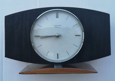 JUNGHANS Tischuhr ATO MAT Mid Century funktionstüchtig zweifarbig Vintage