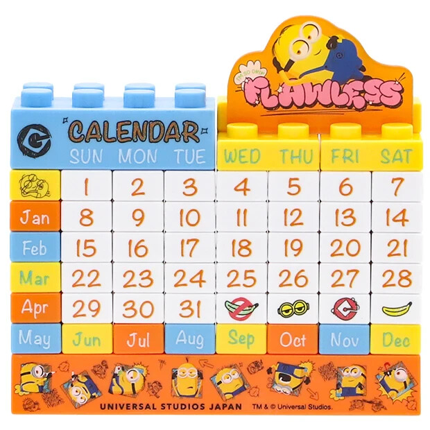 マニーコラージュベアーカレンダー MN130 UNIVERSAL STUDIOS JAPAN USJ Minion Block Calendar | eBay