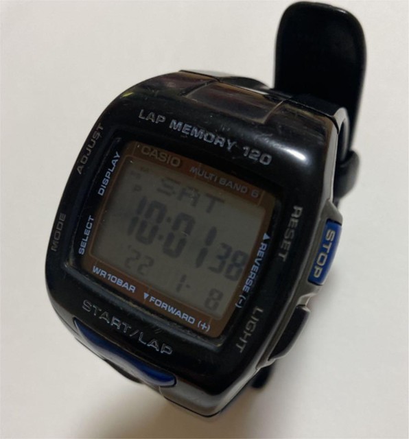 Casio 204a121f Stw-1000 Quartz Digital 