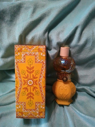 Vintage 1971 AVON Parlor Lamp Charisma Cologne & Perfumed Talc Full - 第 1/1 張圖片
