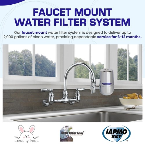 Crystal Quest Rubinetto Mount Sistema di filtrazione dell'acqua (6 fasi di filtrazione avanzata) - Foto 8 di 14