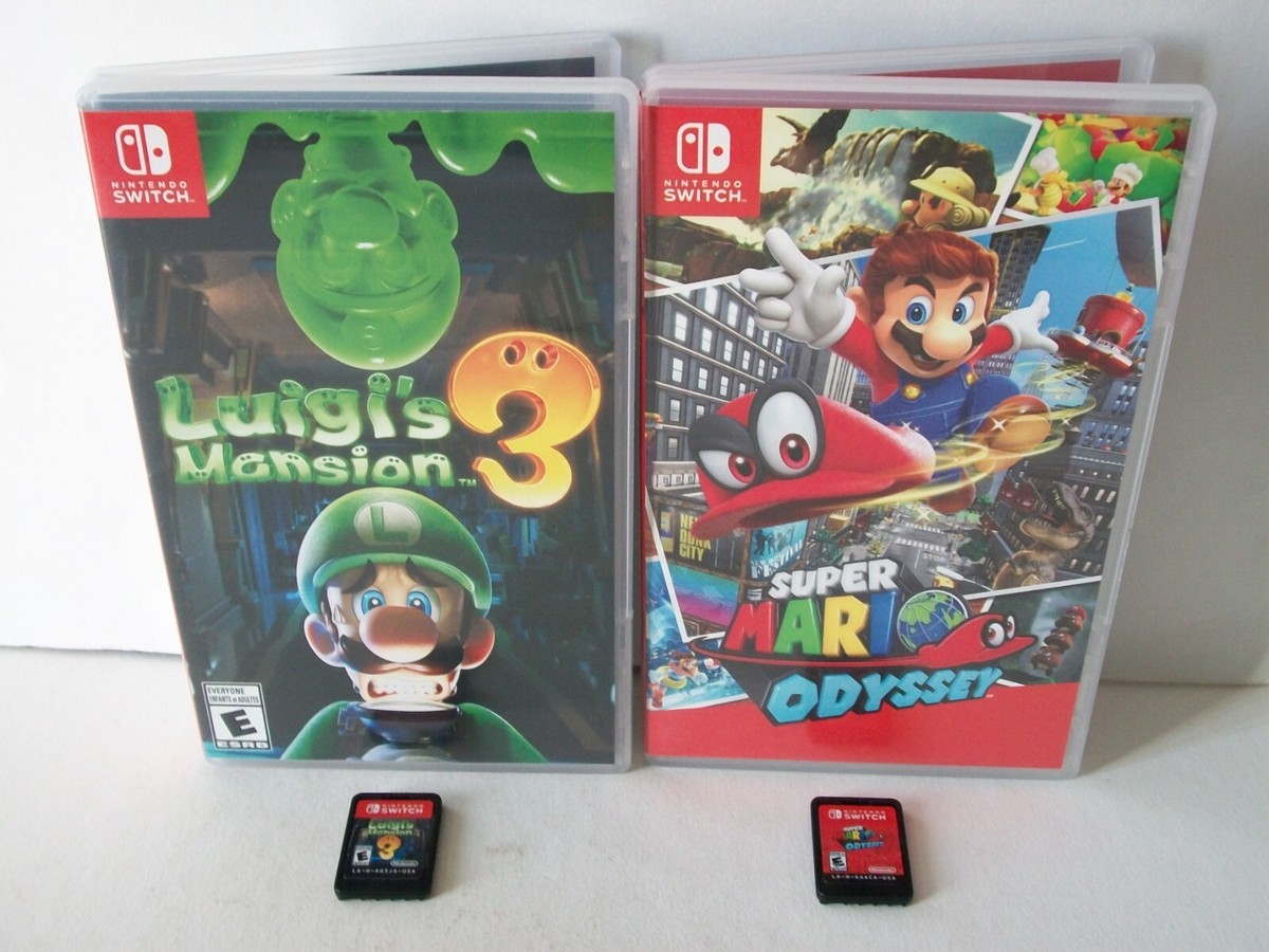 Luigi's Mansion 3 Super Mario Odyssey Nintendo Switch Games