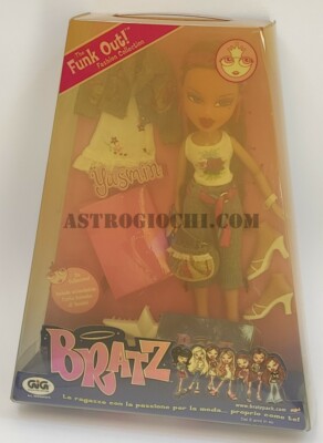 BRATZ MGA PUPPE YASMIN FUNK OUT VINTAGE 2004 GIG NEU IN VERSIEGELTER BOX SUPER FASHION