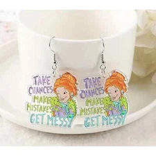 Miss Frizzle Magic School Bus Globe Take Chances Make Messes Get Messy