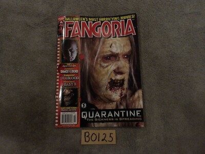 Fangoria Magazine 277 October 2008 / No Label / Quarantine / Trueblood / Feast 2