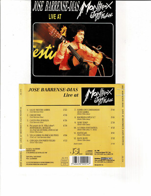 JOSE BARRENSE-DIAS - LIVE AT MONTREUX JAZZ FESTIVAL  (CD 1987)   *12 TRACKS*
