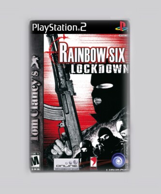 RAINBOW SIX LOCKDOWN / PS2 - 2''x3'' FRIDGE MAGNET (playstation 2 retro