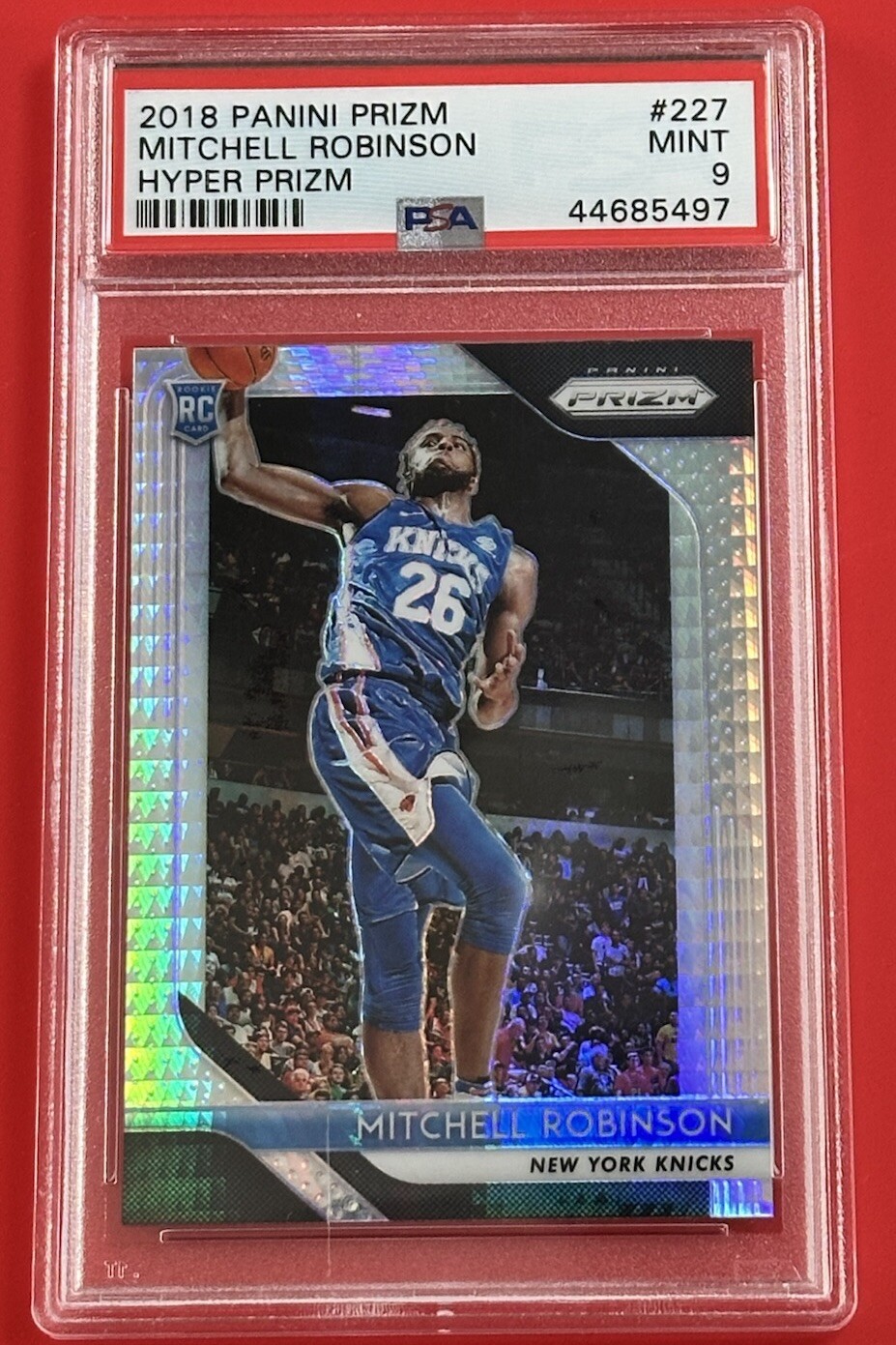 Mitchell Robinson Rookie PSA 9 HYPER PRIZM 2018 GRADED