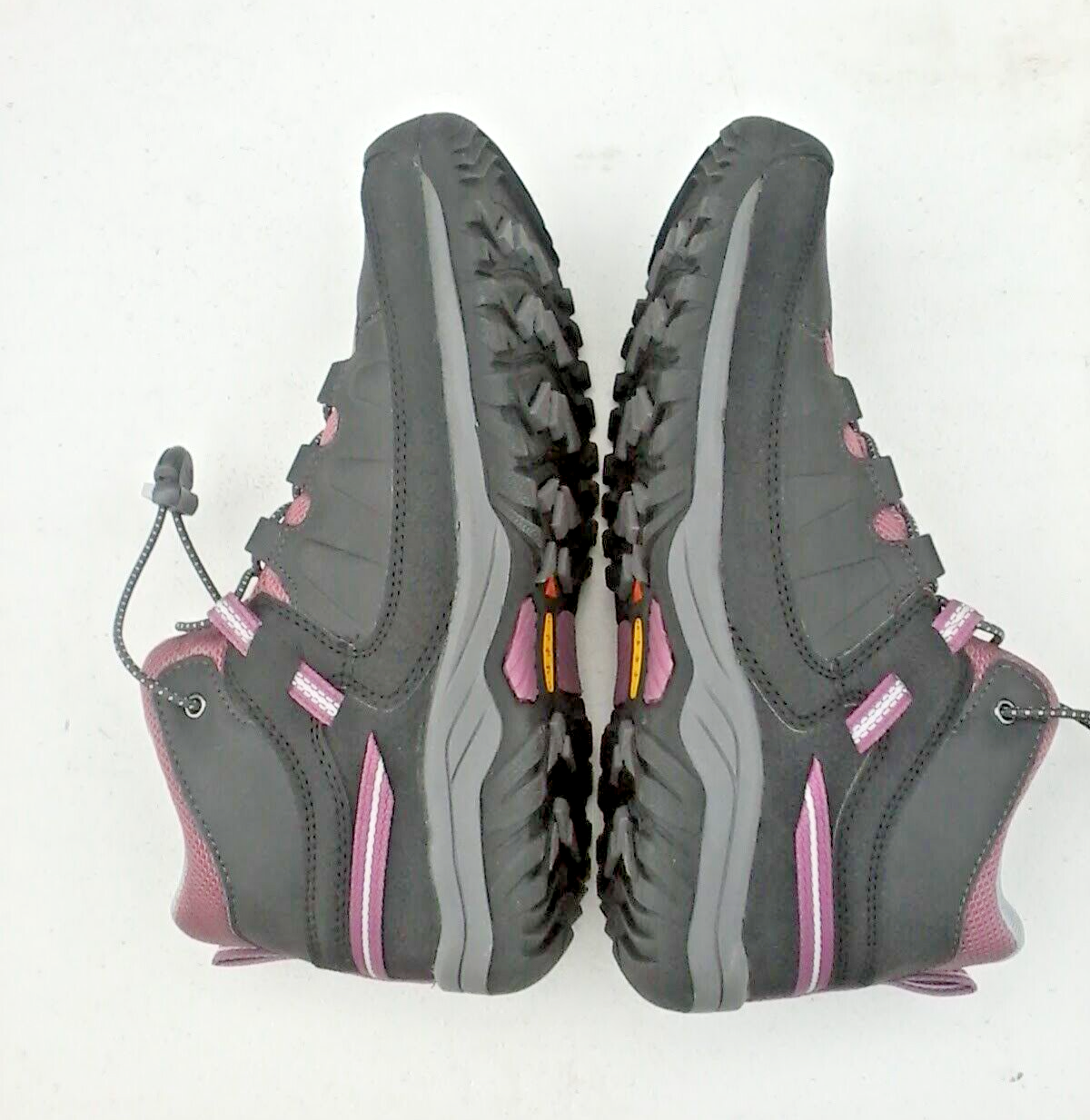 Scarpe scarponi da trekking Keen Targhee Mid WP Raven Tulipwood Youth taglia 7 (W taglia 9) rosa