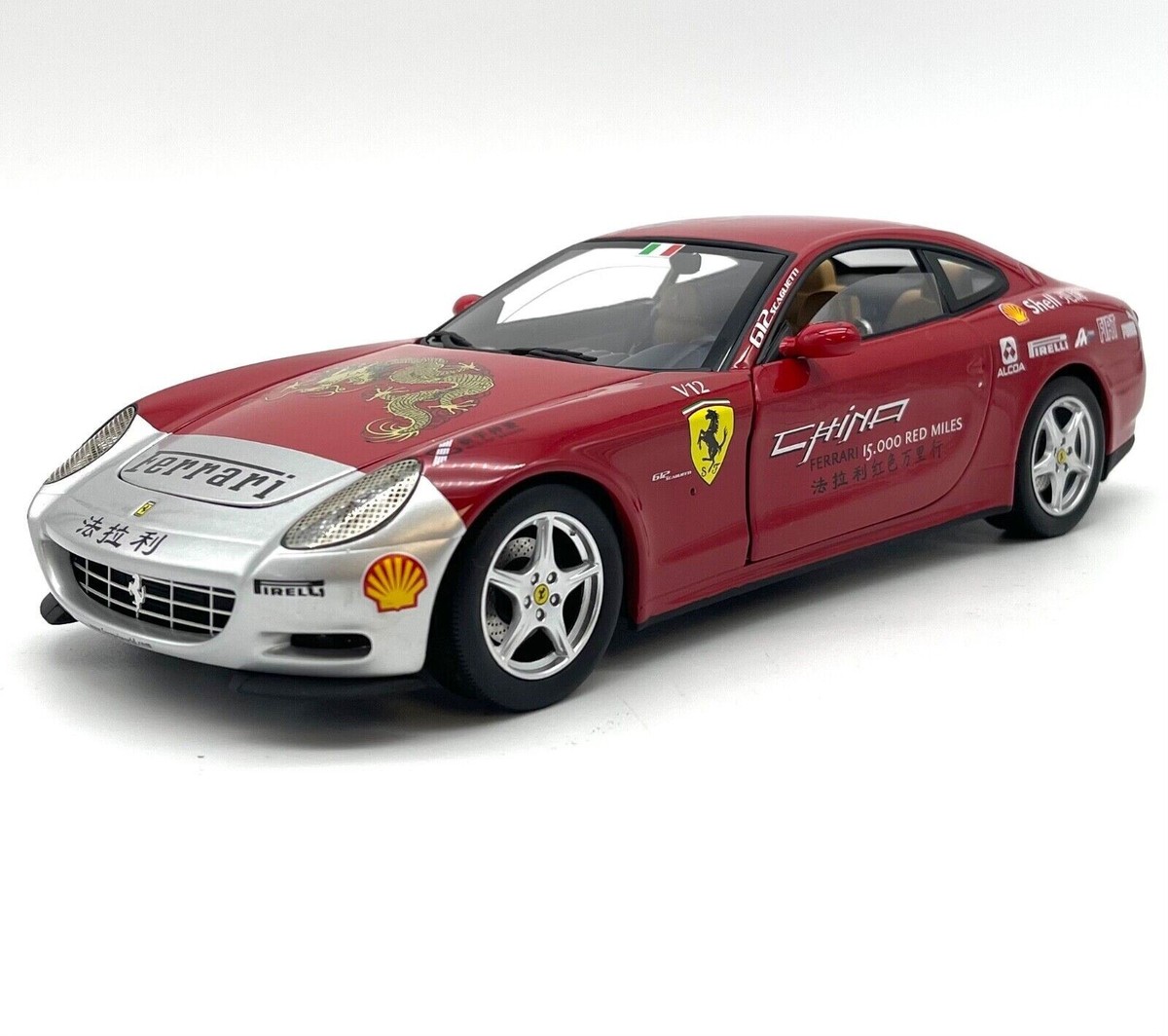 希少 RedLinemodels FERRARI 612 Scagliettki FERRARI 612 SCAGLIETTI CHINA EDITION RED 1:18 HOT WHEELS