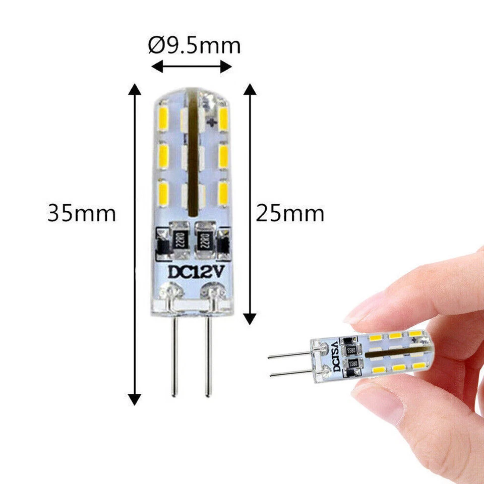 G4 2W LED Lampe DC12V Leuchtmittel Glühbirne Stiftsockel  Warmweiß kaltwei Birne - Bild 2 von 4