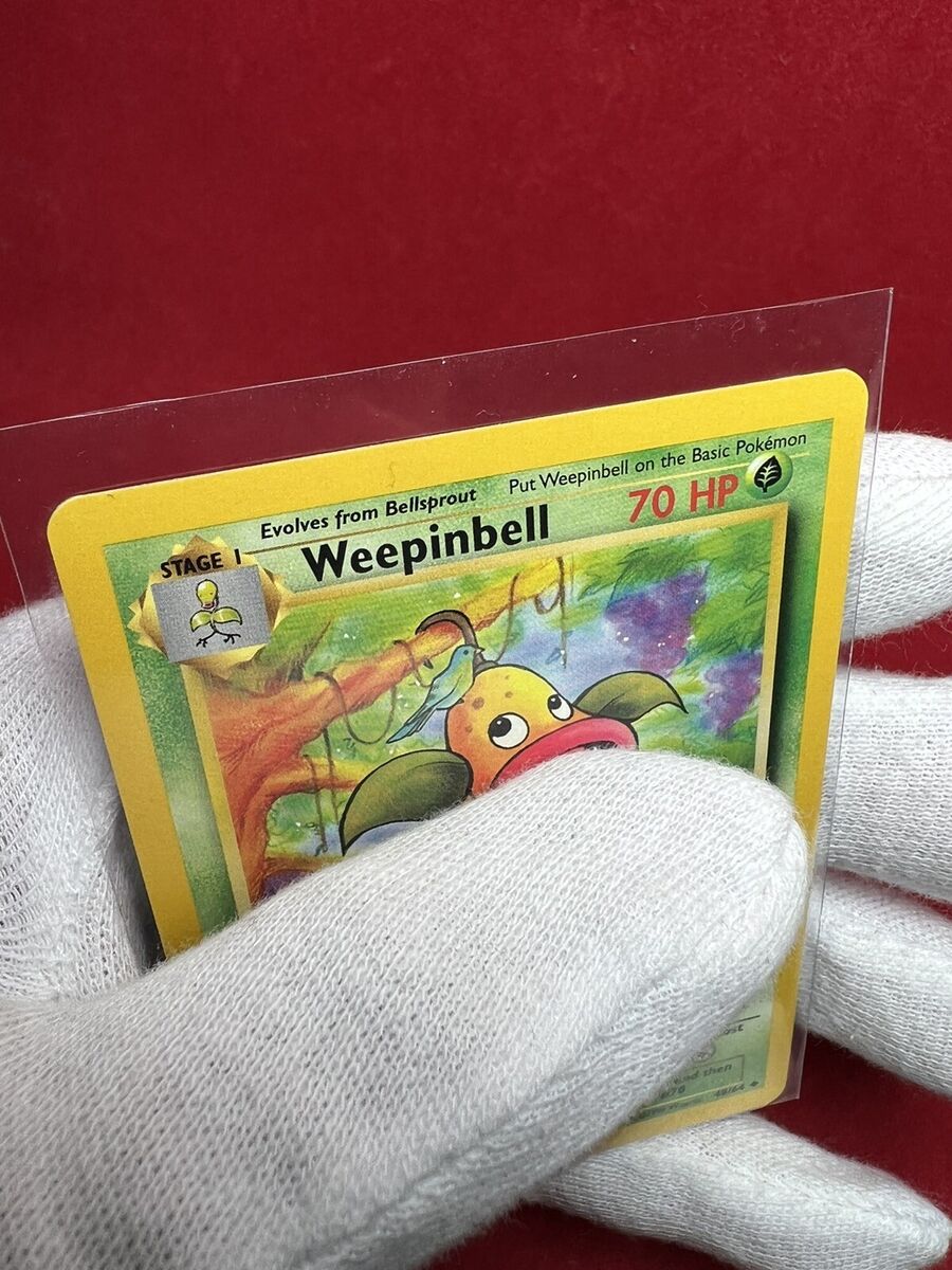1995, 96, 98 Pokemon Card **Weepinbell** - Jungle Set # 48 1995, 96, 98 Pokemon Card **Weepinbell** - Jungle Set # 48