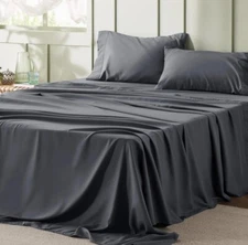 Bedsure FULL Sheet Set - Soft 1800 Sheets for Full Size Bed, 2 Piece NOB