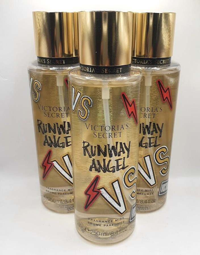 VICTORIA'S SECRET RUNAWAY ANGEL BODY MIST OZ (SET OF 3)