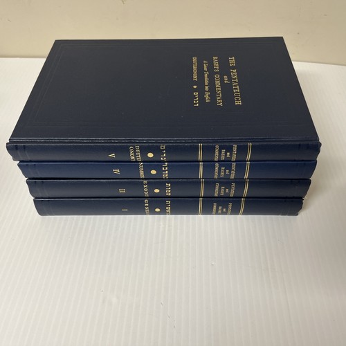 Torah The Pentateuch Rashi Commentary Hebrew English Jewish Bible 4 VOL. - 第 4/8 張圖片
