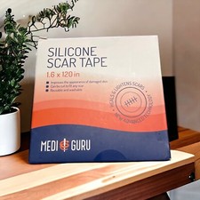 Silicone Scar Tape 1.6" x 120" Improves appearance of damaged skin NEW