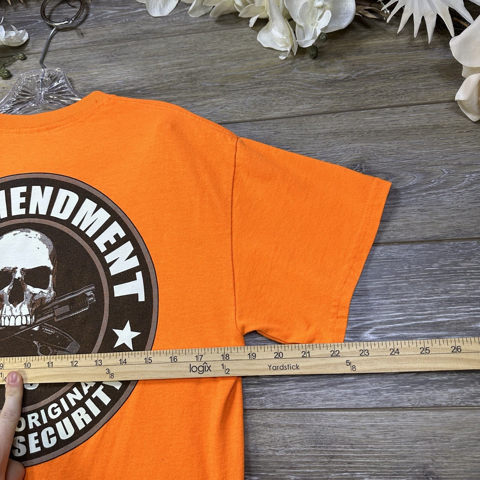 2nd Amendment TShirt Size Medium Orange Guns Amer… - image 15