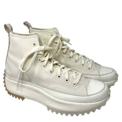 Converse Run Star Hike Platform Shoes Women Canvas Crafted High Sneakers 172956C