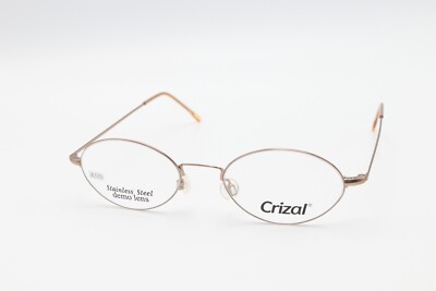 CRIZAL NAKEDEYES8 C-1 Satin Champagne 46-20-135 Frames Stainless Steel A320