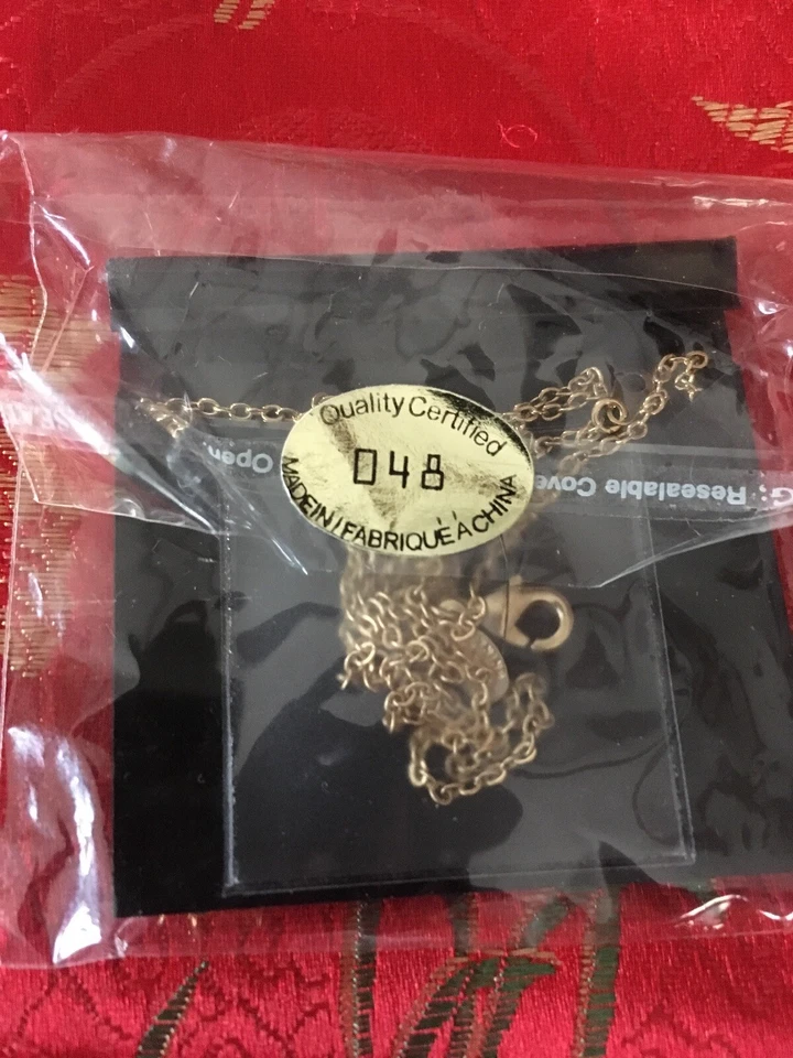 Lindenwold 24GE Gold CROSS Pendant Necklace -NEW! - Изображение 4 из 4