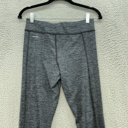 Xersion Leggings Girls 16 Cropped Quick-Dri Workout Gym Sports Heathered Gray - Picture 9 of 11