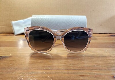 NEW Jimmy Choo Transparent Nude Sequin Sunglasses | eBay display picture 1