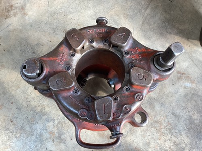 #ad Ridgid 141 Pipe Threader Receding Geared Threader 2 1 2” 4” Jam Proof #T2 $599.99