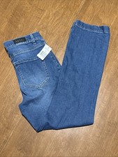 Nicole Miller Soho Women's High Rise Ankle Boot Jeans Size 12