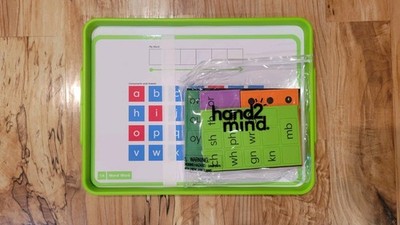 Hand2Mind Magnetic Word Work Board With Tiles