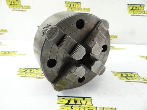 SOUL 6" LATHE CHUCK 4 JAW INDEPENDENT WITH PLAIN BACK 