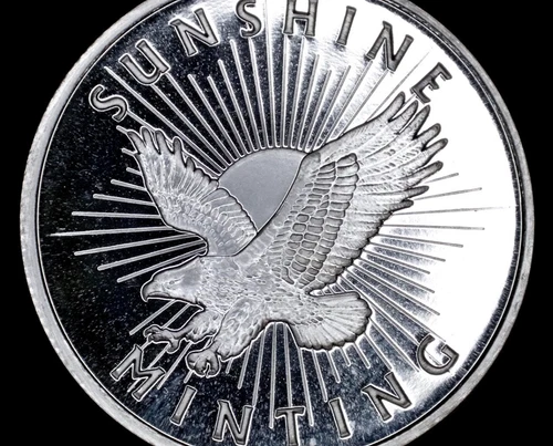 1oz Silver Bullion Classic Sunshine Minting Silver Eagle
