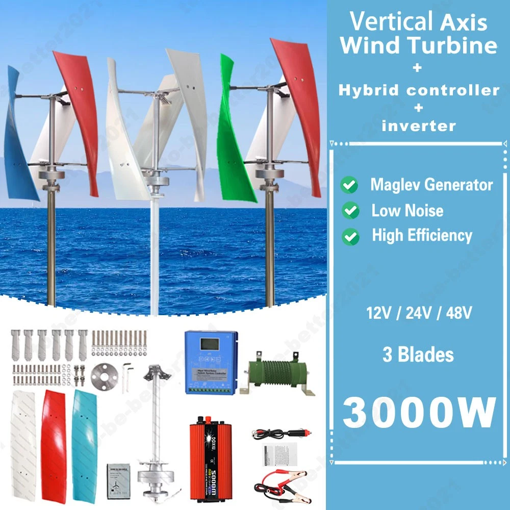 Contrôleur Hybride Solaire Éolien 12000W - MPPT 12V/24V/48V, Régulateur Charge Contrôleur Charge 12000W