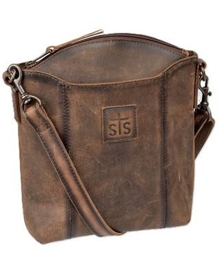 STS Ranchwear By Carroll Women's Baroness Josie Crossbody Bag Brown