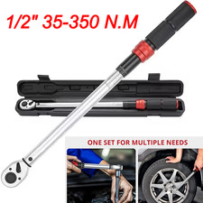 NEW Torque Wrench Adjustable Torque Wrench 1/2" Drive 26-260ft.lb/35-350n.m