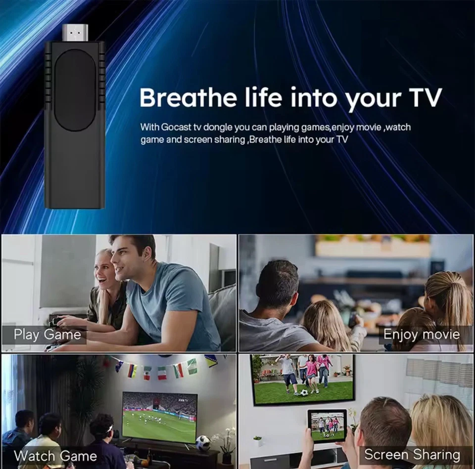 Smart TV Stick 4K Android 10 – HDR, Dual WiFi, BT5, Controllo Vocale - Image 3 of 4