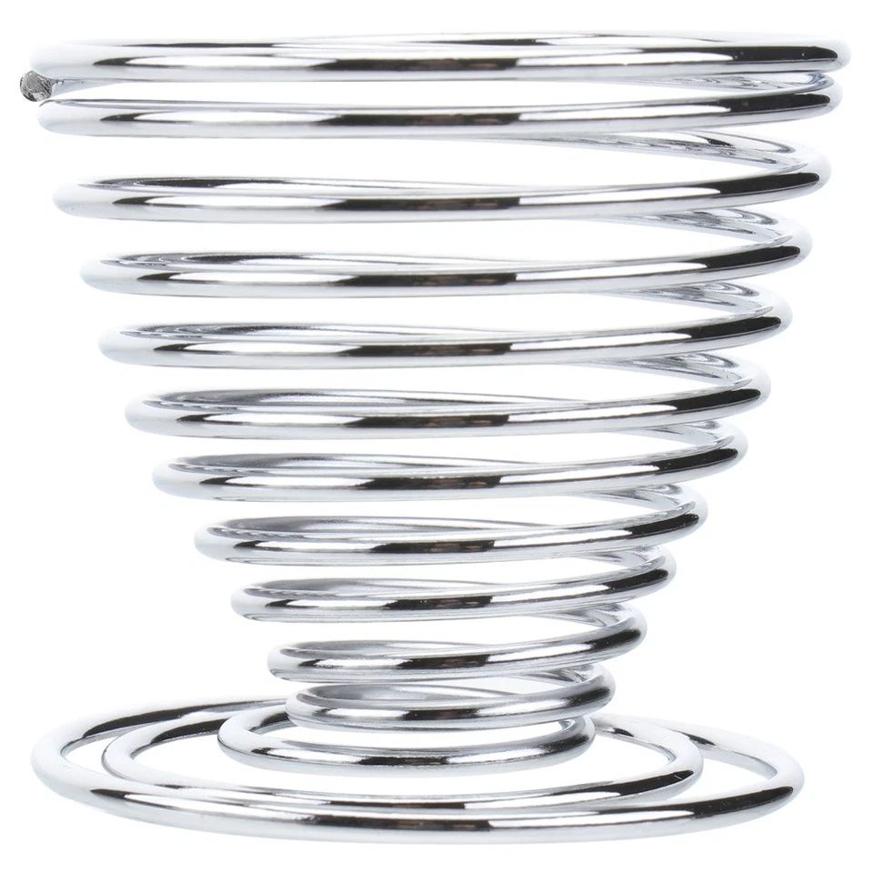  4 Stück Edelstahl Eierbecher Mini Federdraht Eierablage Eierhalter gekochter Ei - Bild 4 von 4